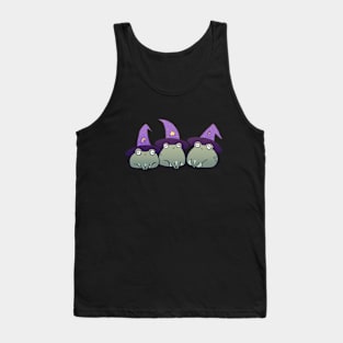 Cute wizard frogs illustration Tank Top